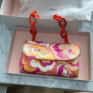 EMILIO PUCCI Abstract Print Shoulder Bag